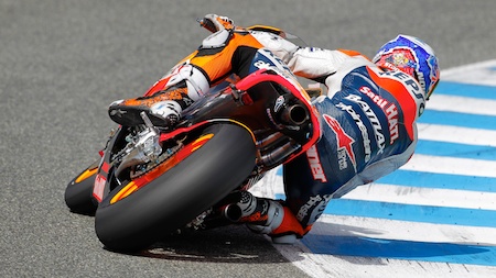 Casey Stoner csúcsformában a jerezi teszten!