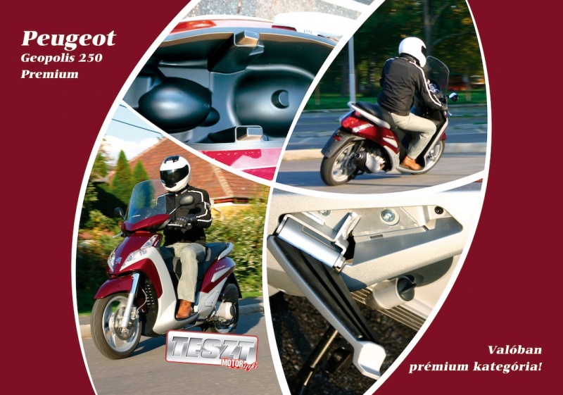 Peugeot Geopolis 250 Premium teszt