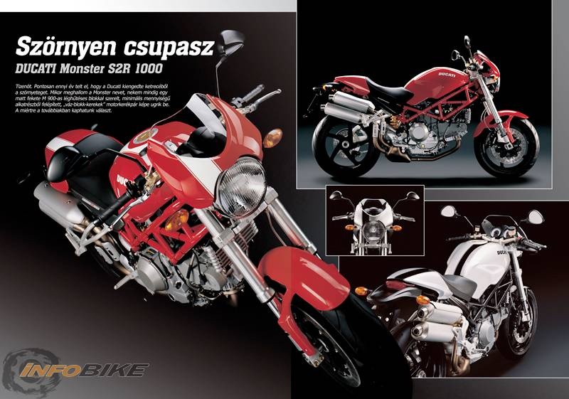Ducati Monster S2R 1000 – amikor még maga a gép adta a karaktert