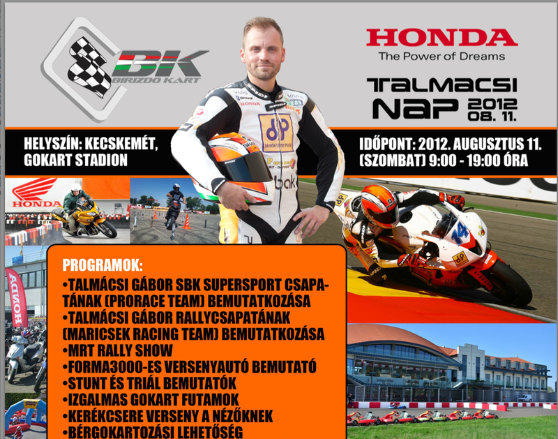 HONDA - TALMÁCSI NAP